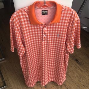 Men’s Izod golf shirt.